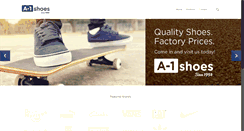 Desktop Screenshot of a1shoestore.com